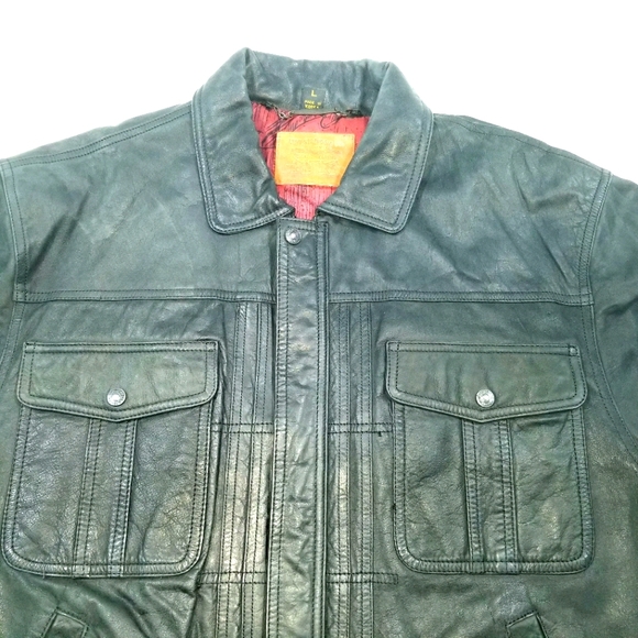 Levi's Other - Levi's Soft Leather Bomber Jacket